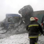 50 autó ütközött összes az M7-esen - 2013. március 14.